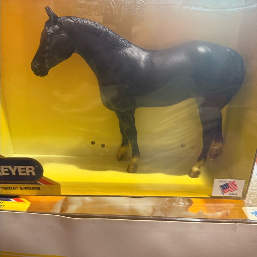 Breyer Thunder Bay. Black Quarter Horse Figurine